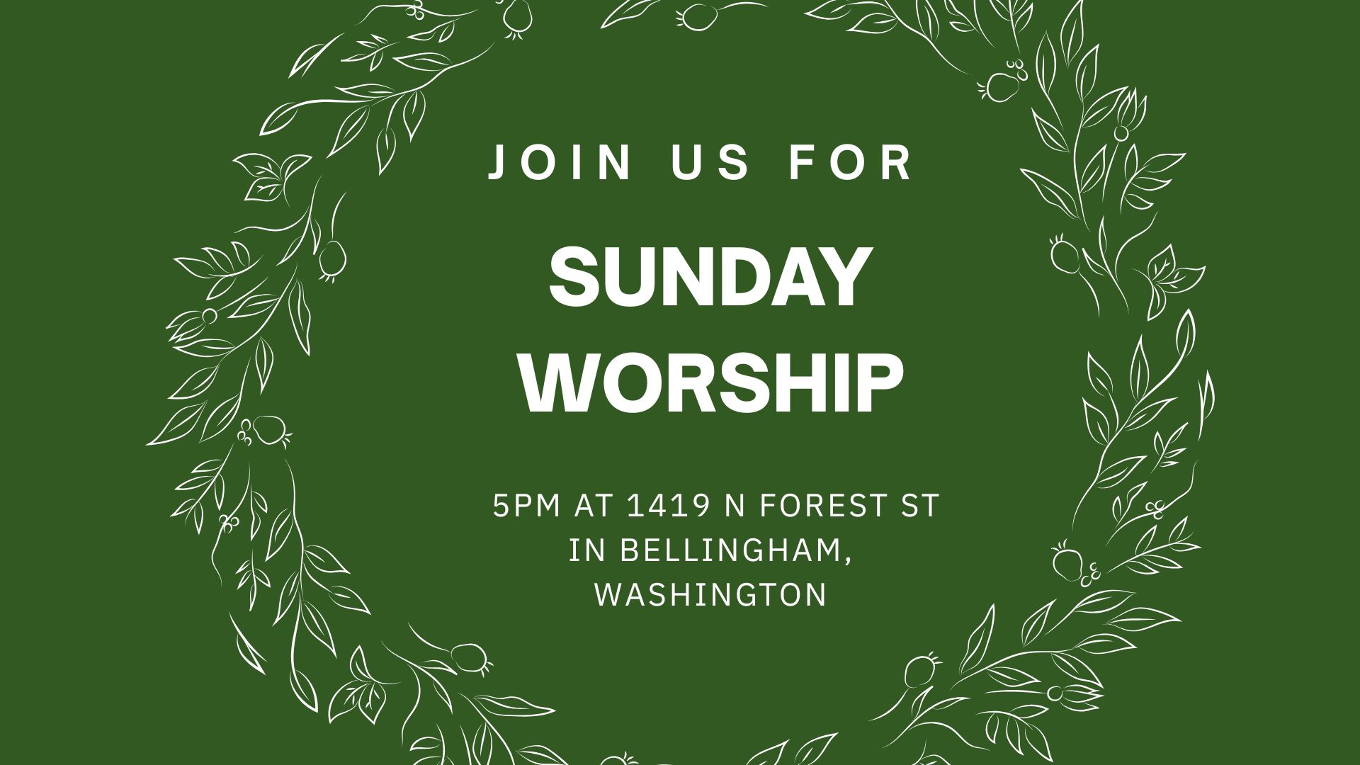 JOin us for
