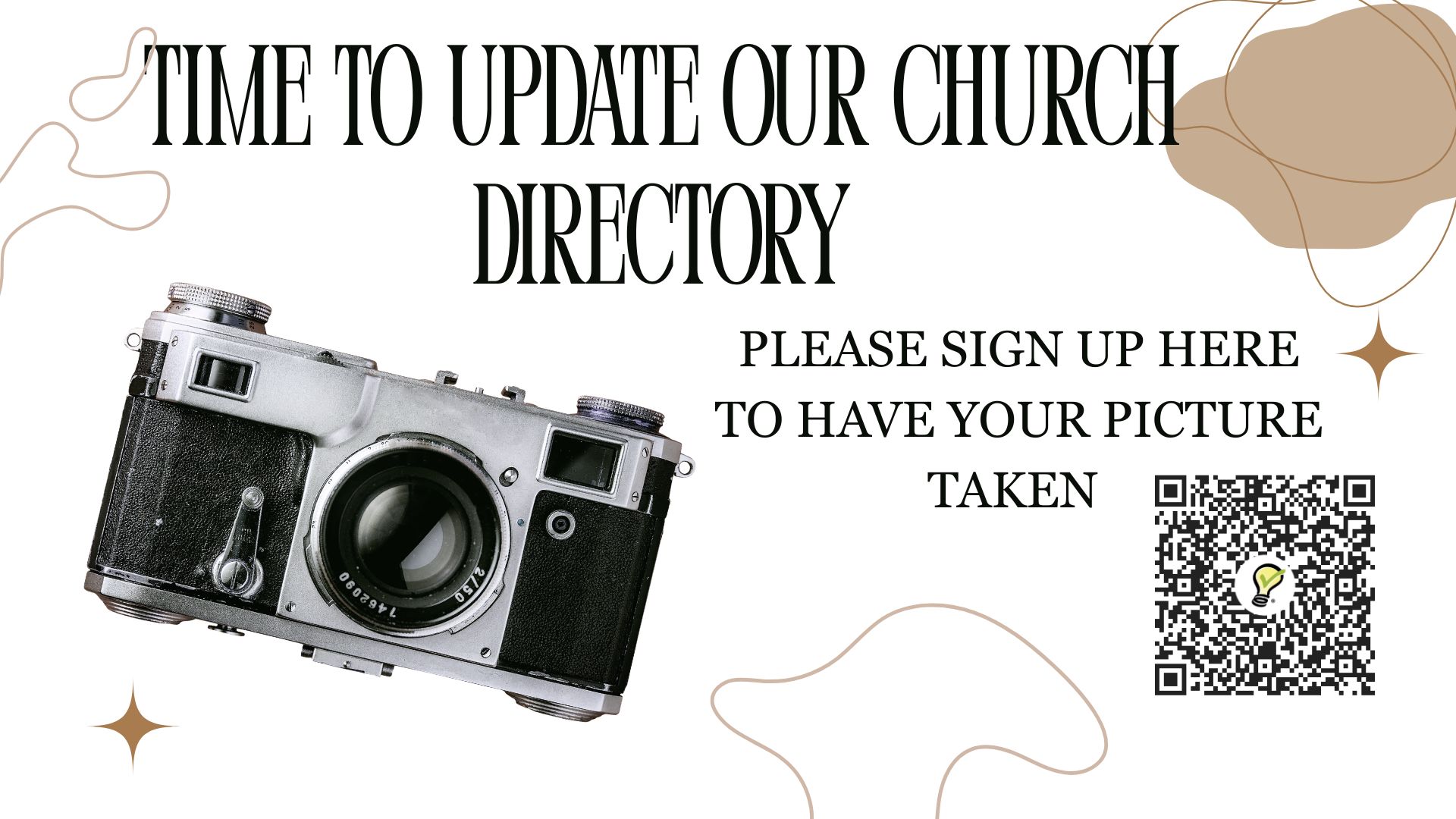 Time to update our Church Directory